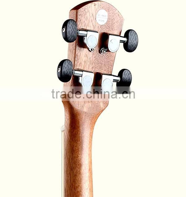 24 inch wholesale koa thin body ukulele china guitar (UK26-90)
