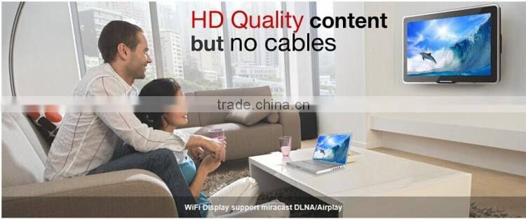 RT1185 2.4G TV Dongle 1080p Miracast DLNA Airplay WiFi Display Receiver Supports 5G WiFi Compatible with iOS9 Android