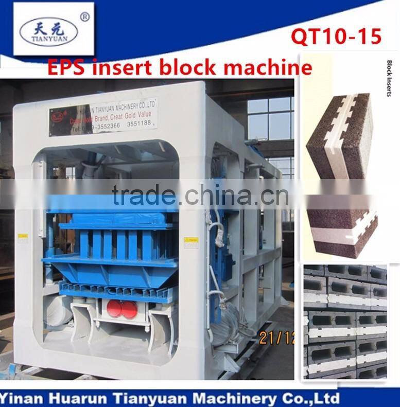 eps compound concrete block machine specially designed by Huarun Tianyuan factory