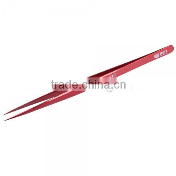 BST-11C Highly Precise Colored Professional Stainless Steel Tweezers