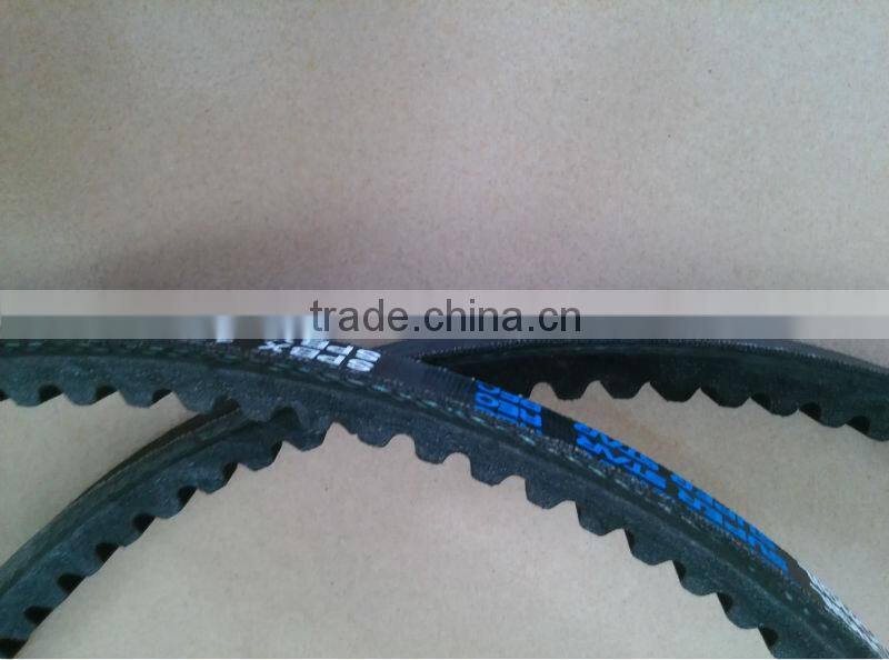 Rubber vee belt wrap vee belt