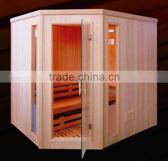 2016 best quality home indoor portable steam sauna for 6 people use (CE/ISO/TUV/FSC/ETL/RoHS)
