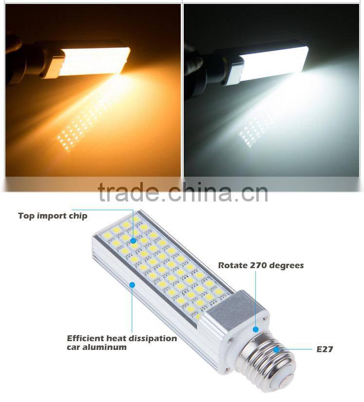 G24 G23 E27 E26 12W 5050 LED Spot Light Corn Plug Lamp Bulb Light Warm/Cool White 85-265V 220V PL LED PCL light Factory Price