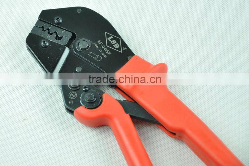 AP-04WF press tool carbon steel ratchet crimping tool 1-6mm2 cable ferrules hand crimping tool