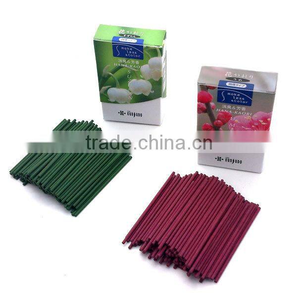 Hana Kaori series, Japanese mini incense sticks, 5 fragrances set