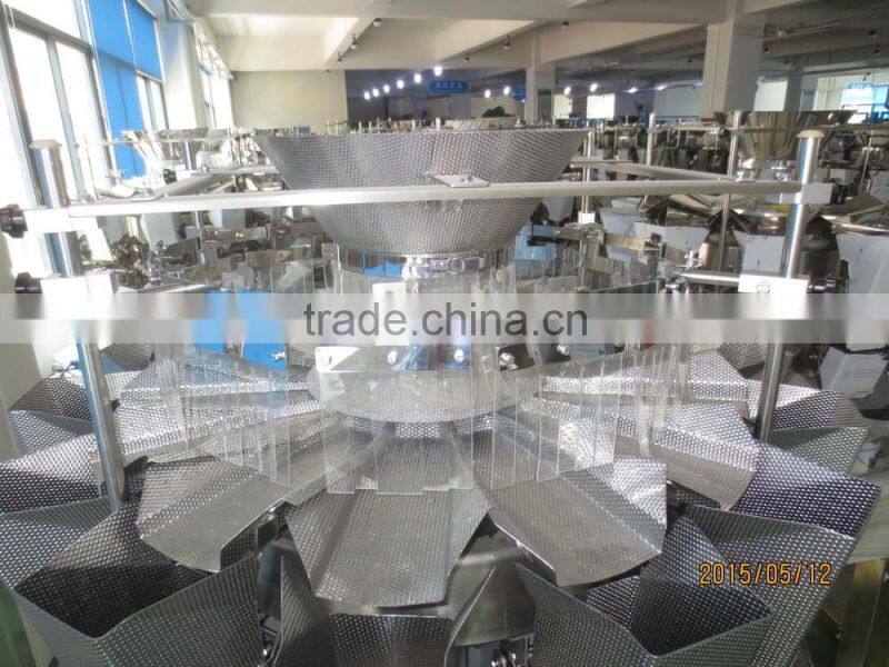 10 head multihead weigher for frozen pasta products