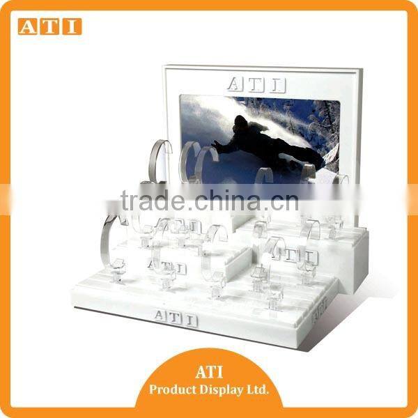 countertop clear acrylic block Phone Watch display stand watch holder