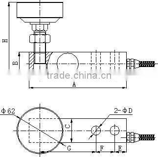 Electronic Weighing Scale Single Point with foot Load Cell