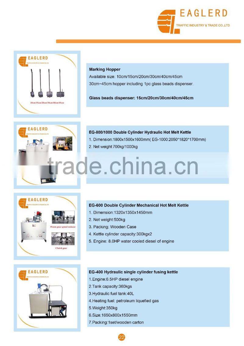 All kinds of Road paint machine and Road marking machine