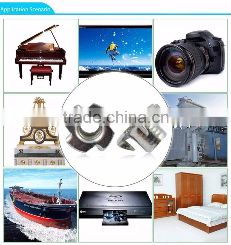 New arrivals 2016 customized hardened steel m4 t nut