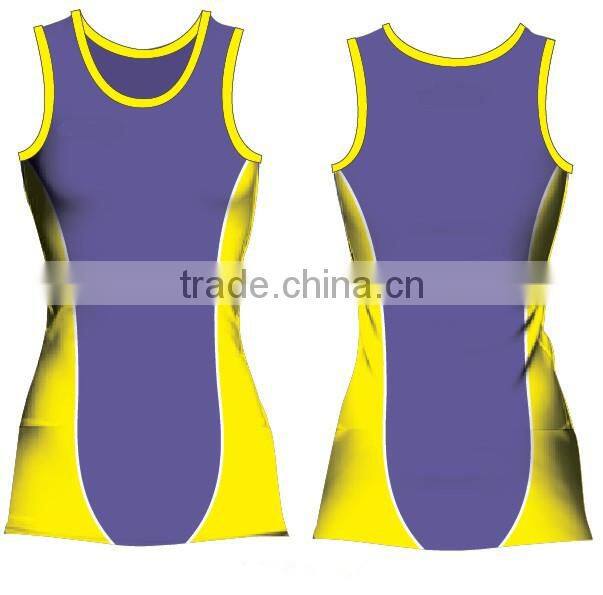 100% polyster beautiful soft netball uniform