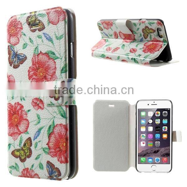 China supplier high quality cheap leather cover for Iphone 6 cover