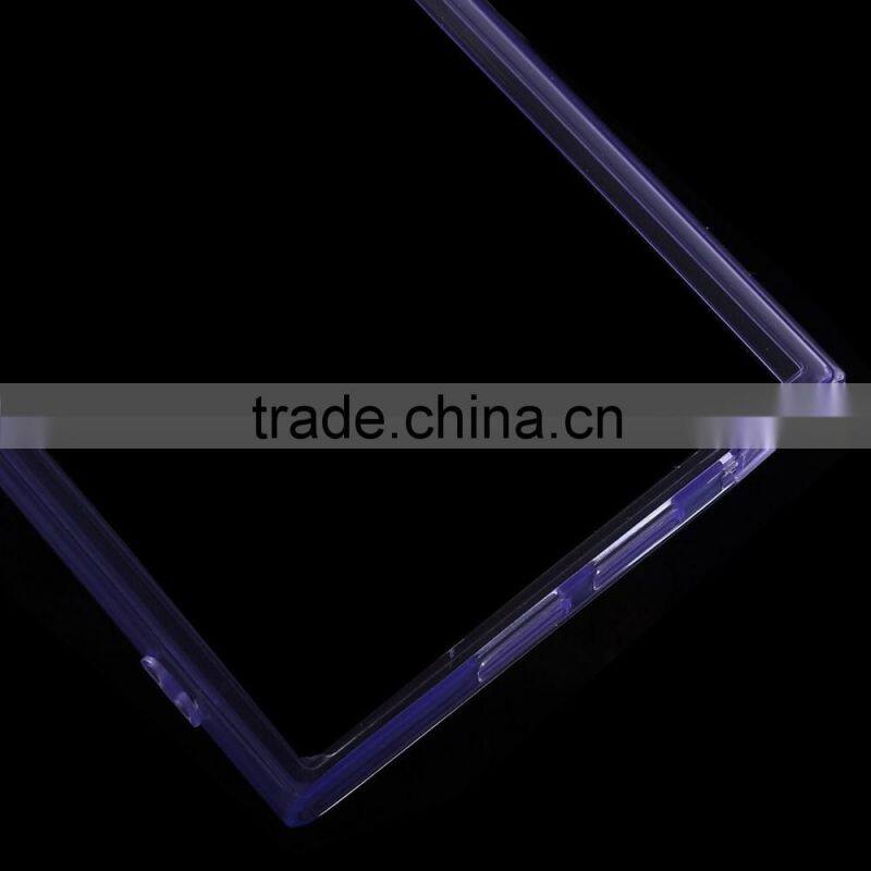 Hybrid TPU Edge + Crystal Acrylic Back Case w/ Anti-dust Plug for Xiaomi 3 MI3,xiaomi 3 mi3 Acrylic+ tpu case,xiaomi 3 mi3 case