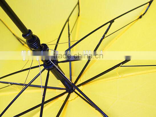 2017 fashion compact auto 2 fold wooden duck head handle umbrella