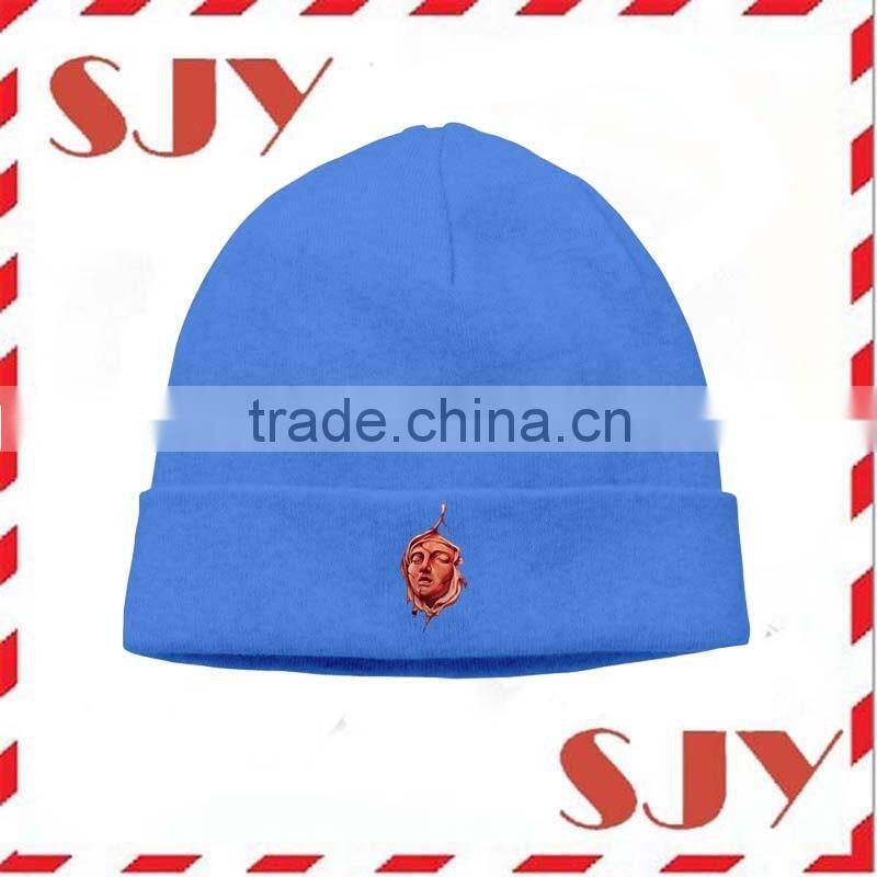 Custom wholesale merino wool beanie hat