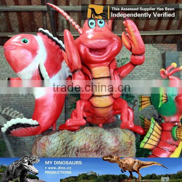 MY Dino-C071 Animatronic music band fiberglass cartoon character