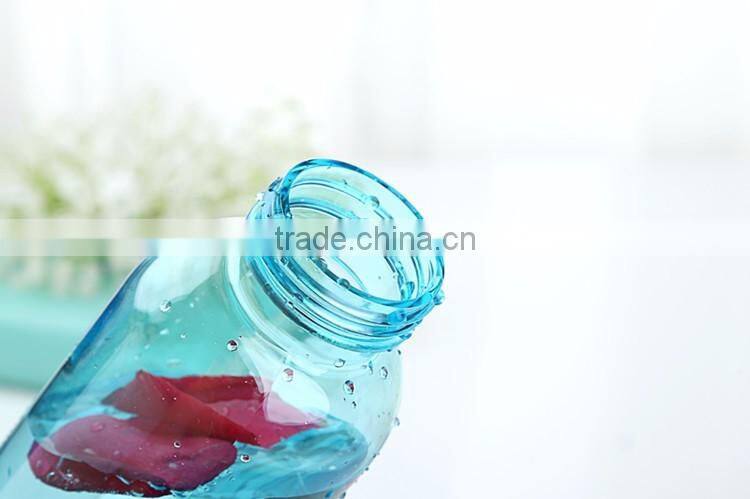 Borosilicate glass water bottle with Stainless Steel Caps