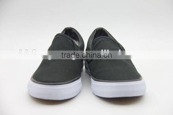 slip on style and rubber outsole material blank canvas shoes