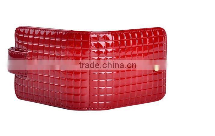 custom fashion design portable leather makeup case woman cosmetic bag