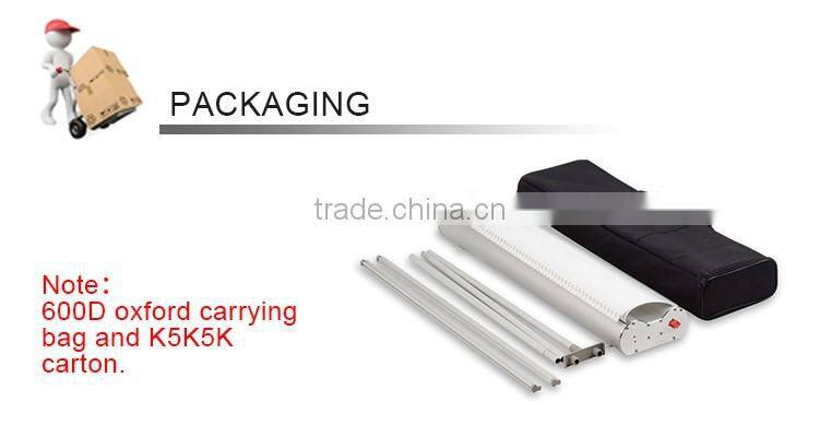 LinTEL double side aluminum roll up banner stand