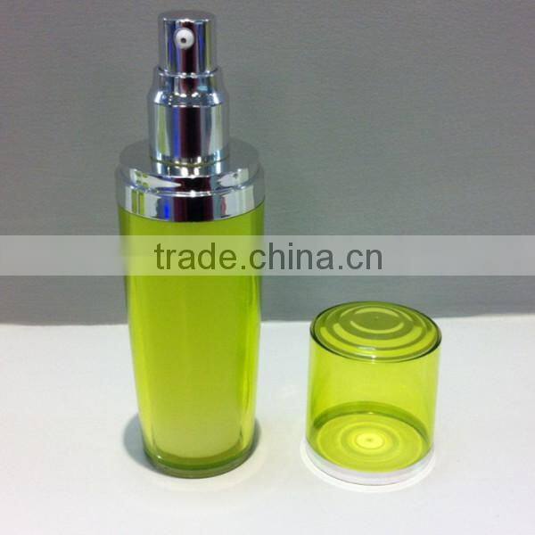 round shape whole set cosmetic packaging acrylic cosmetic bottle and jar
