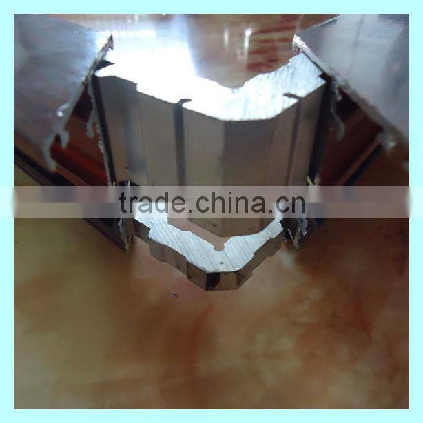 High quality single head Aluminum window profile corner combining machine