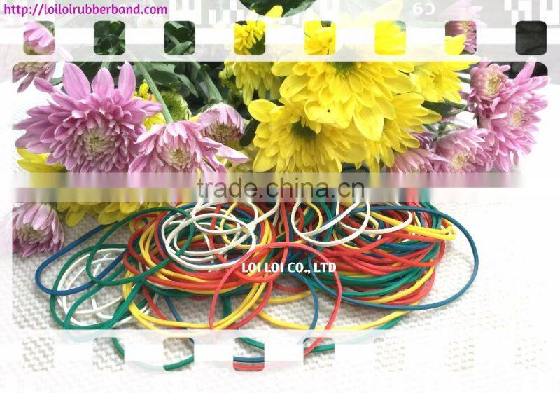 Wholesale rubber band for money - Size 18 Durable Wide Solid White Color Natural Rubber Band Unbreakable and Elastic