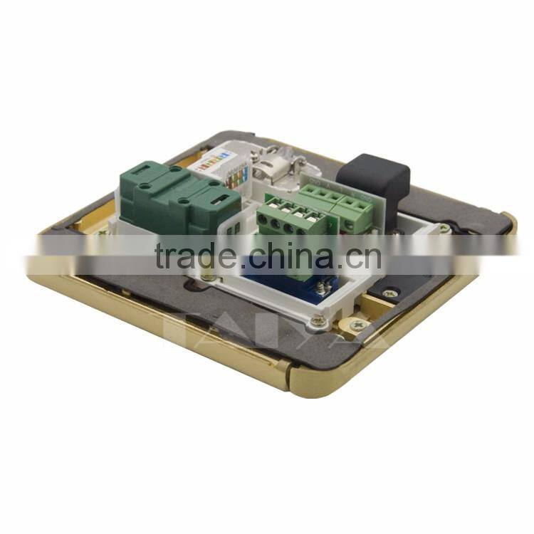 Floor socket with VGA, RJ45, TV, HDMI, 3RCA AV, AC Power