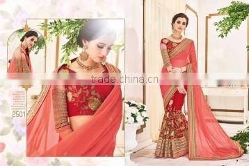 Blissful Teal Jacquard Silk Designer Saree/famous indian saree designers