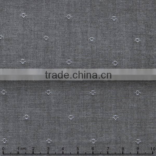 James new developed fashion dobby regular soft with floral shirting fabrics