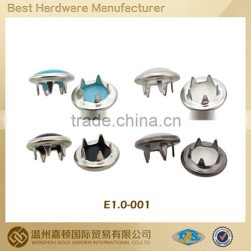 low price snap fastener button brass-made for Apparel, fashion designs customized