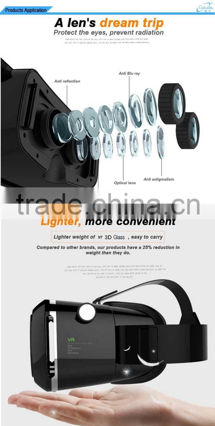 Hot selling 3d Virtual Reality Glasses Head Headset VR Box