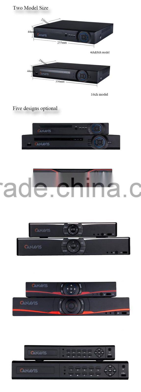 720P 4ch h 264 real-time playback multi-functional cctv DVR for severance cameras home security system DVRs