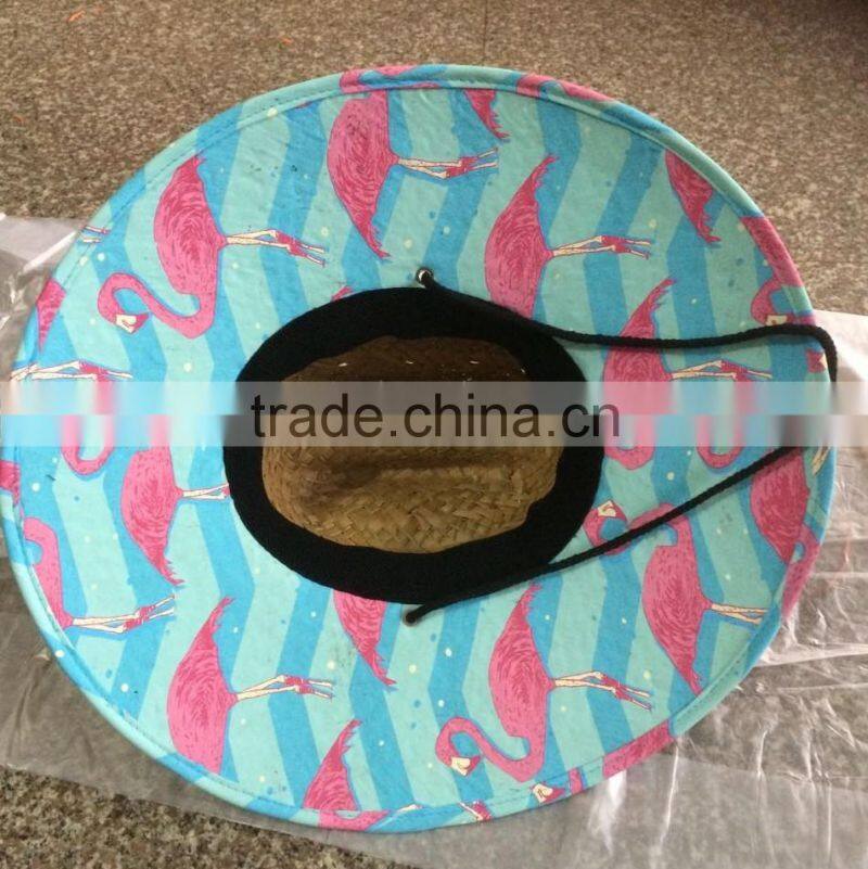lifeguard straw hat straw Surf cowboy hat