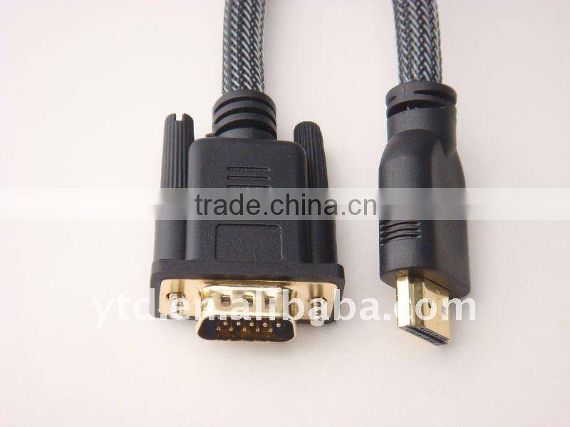 DVI to VGA adapter M/M GOLD plated