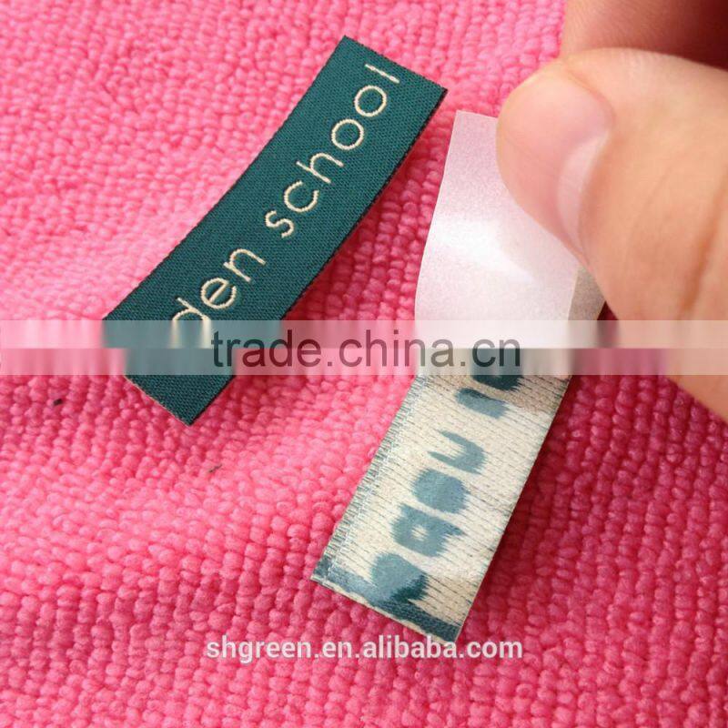 iron on fabric and textile label patch