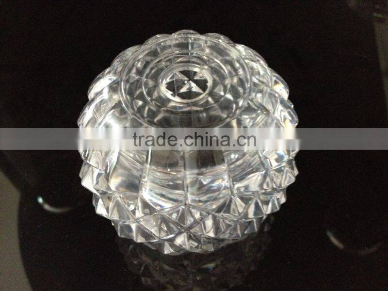 Decoratice crystal accessories for furnitre glass coffee table