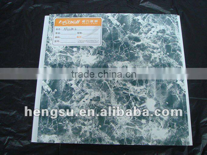 Marble design Hot stamped pvc panel FREE sample available