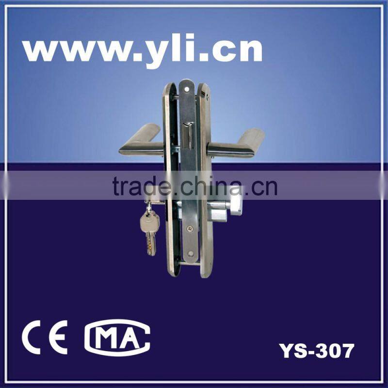 latch With Cylinder & Thumbturm (Mechanical Lock) YS-307 popular