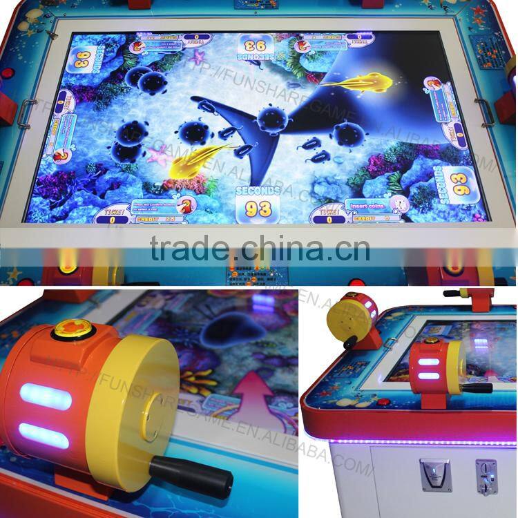 Funshare 2015 catch fish arcade game machine video game machine with 6 player