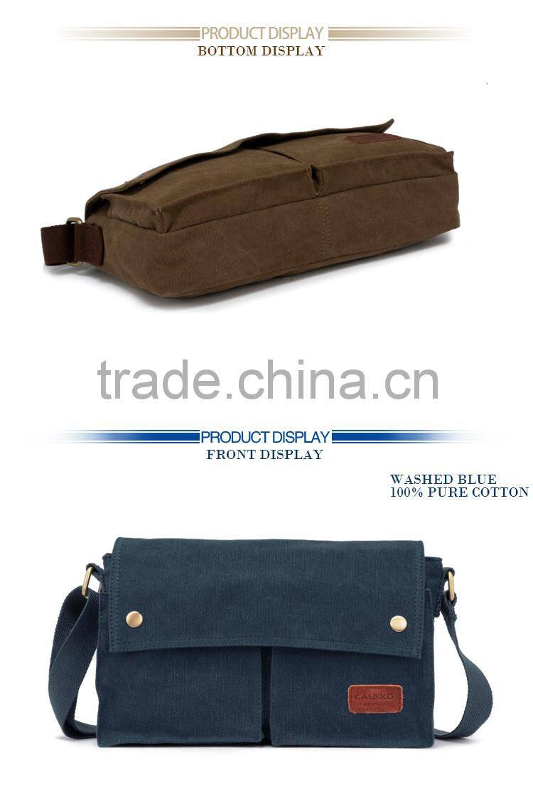 Cotton Canvas Teen Shoulder Bag Casual Lady Messenger Bag Cross Body Bag Woman Single Shoulder Bag 4 colors