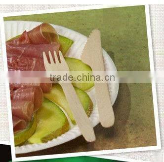 disponsable birch wood cutlery