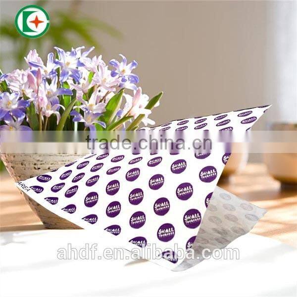 PE coated greaseproof food paper bag/decorative bread paper bags