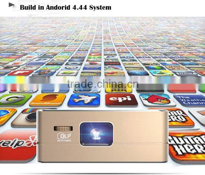 2015 Fashinable Portable Theater Wireless Outdoor Camping Dlp Link 3d Home Theater 4K full hd 3d led projector
