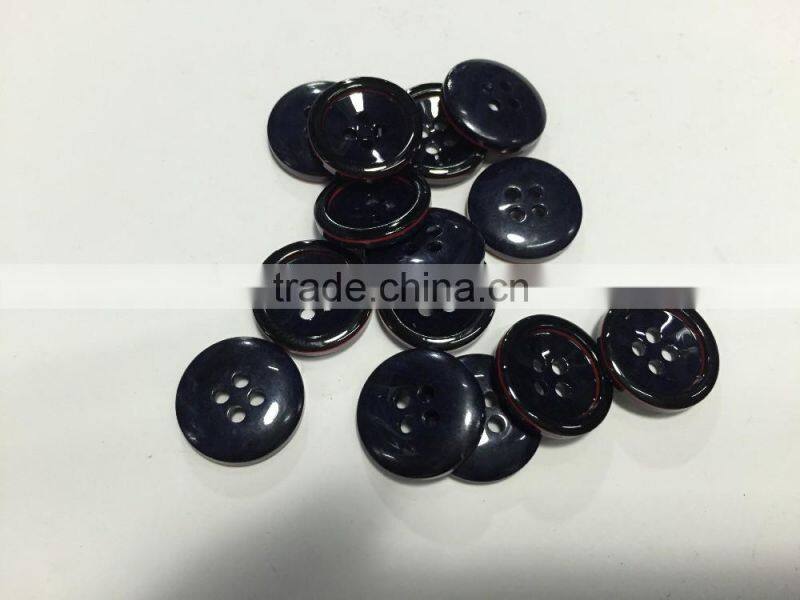 panel veneer resin buttons for garments accessory