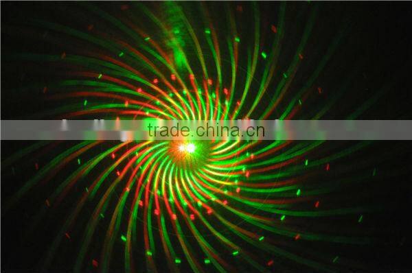 Beautiful Mini stage Christmas party light 4 Gobos RG