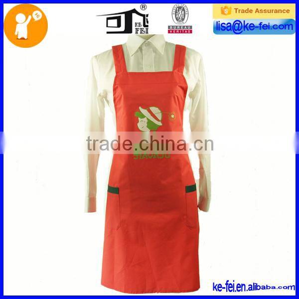 polyester cross back promotion bib apron