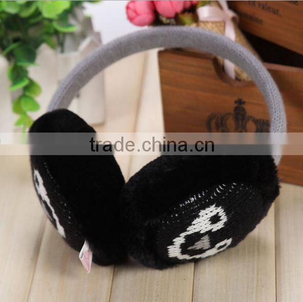 Trendy Animal Pattern Knit Unisex Earmuffs