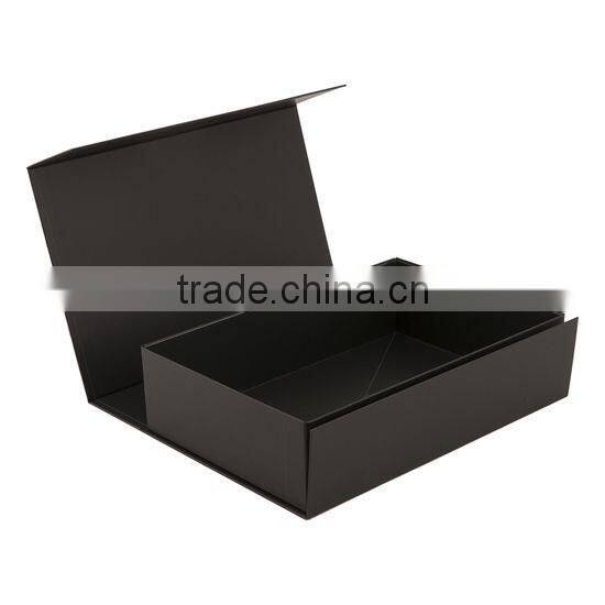 Custom Handmade Black Foldable Box /Rigid Magnetic Box