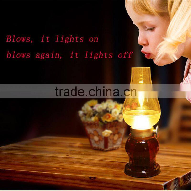 Led Blow Lamp Fishing Lighting For Outdoor RV/Bar Table Light USB Rechargeable Retro Dimmable Night Light